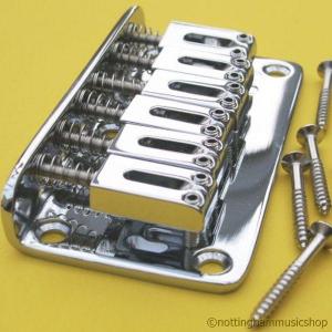 ELECTRIC GUITAR HARD TAIL BRIDGE CHROME 78MM